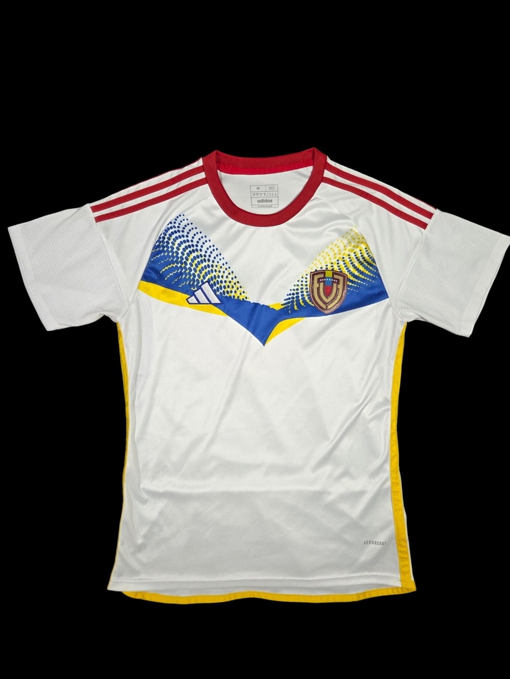 Adidas Venezuela Soccer Jersey Slim Fit Aeroready Activewear Streetwear Medium